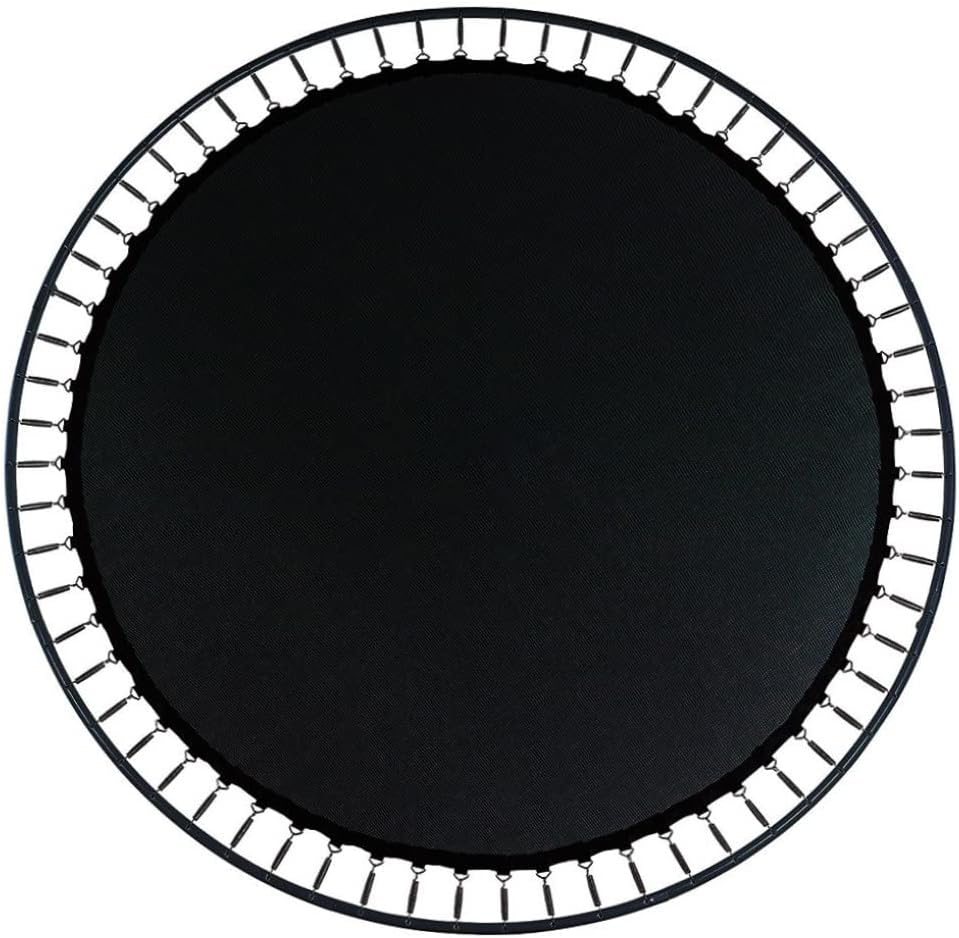 Jumping Bed Mat 8ft 48 Buckles Round Jumping Mat High Elasticity Waterproof Bounce Pad for Replacement Accessories Trampoline