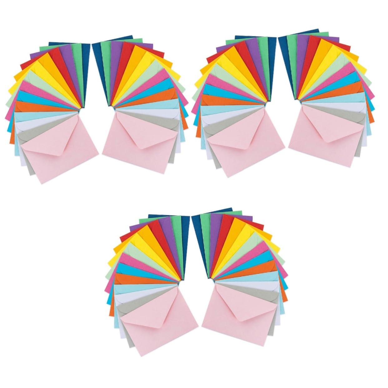 STOBOK 150stücke Pack Bunte Kuverts Für Karten Leere Farbige Briefumschläge Für Hochzeiten Geburtstage Kleine Notizen Und Glückwünsche