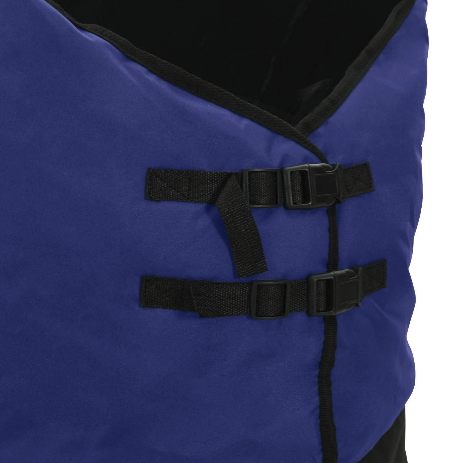 Manta para caballo, 165 cm, color verde oscuro, negro, transpirable, para exteriores, impermeable, con solapa para la cola y hebillas ajustables