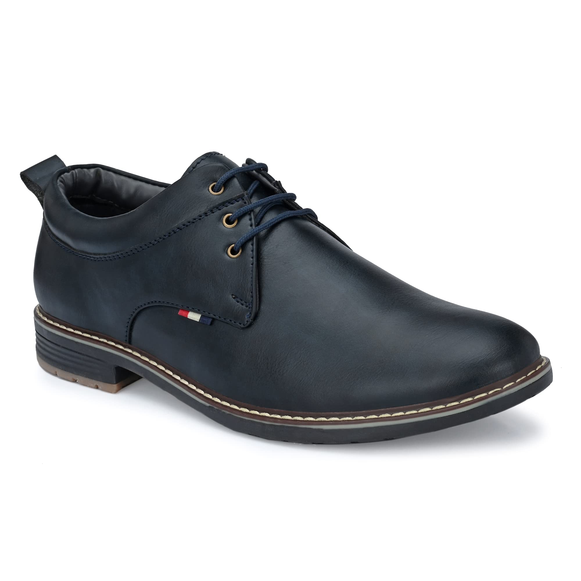 Toro Blu Mens Lace Up Formal Wrinkle Free Shoes (Blue, Numeric_7) (B0BRNJ9BQ7) Amazon Price History, Amazon Price Tracker
