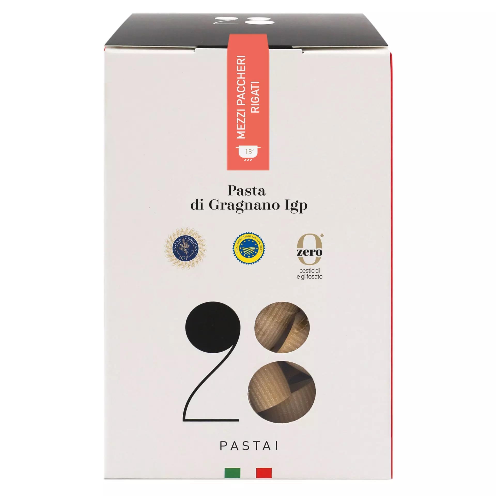 28 Pastai Novità Kit Dispensa "Classico" - Pasta di Gragnano IGP - Gift Box - Pasta artigianale di Grano 100% italiano - Trafilata al bronzo - Eccellenza Campana - Box 10 conf da 500 g formati misti
