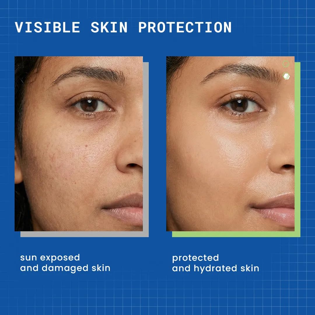 DERMDOC SPF 50 1% Ceramide Complex Water Light Fluid Sunscreen (50 gm) | PA++++ | Sunblock | Lightweight | Non-Sticky I No White Cast | Non-Comedogenic | Suitable for Dry Skin 4
