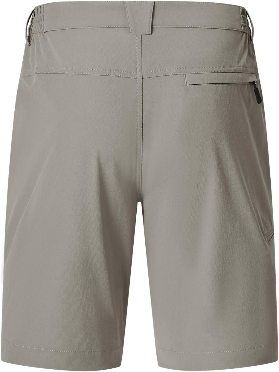 TBMPOY Men's Golf Shorts 9" Lightweight Quick Dry Hiking Cargo Shorts Casual Travel Outdoor with 4 Pockets - Image 3