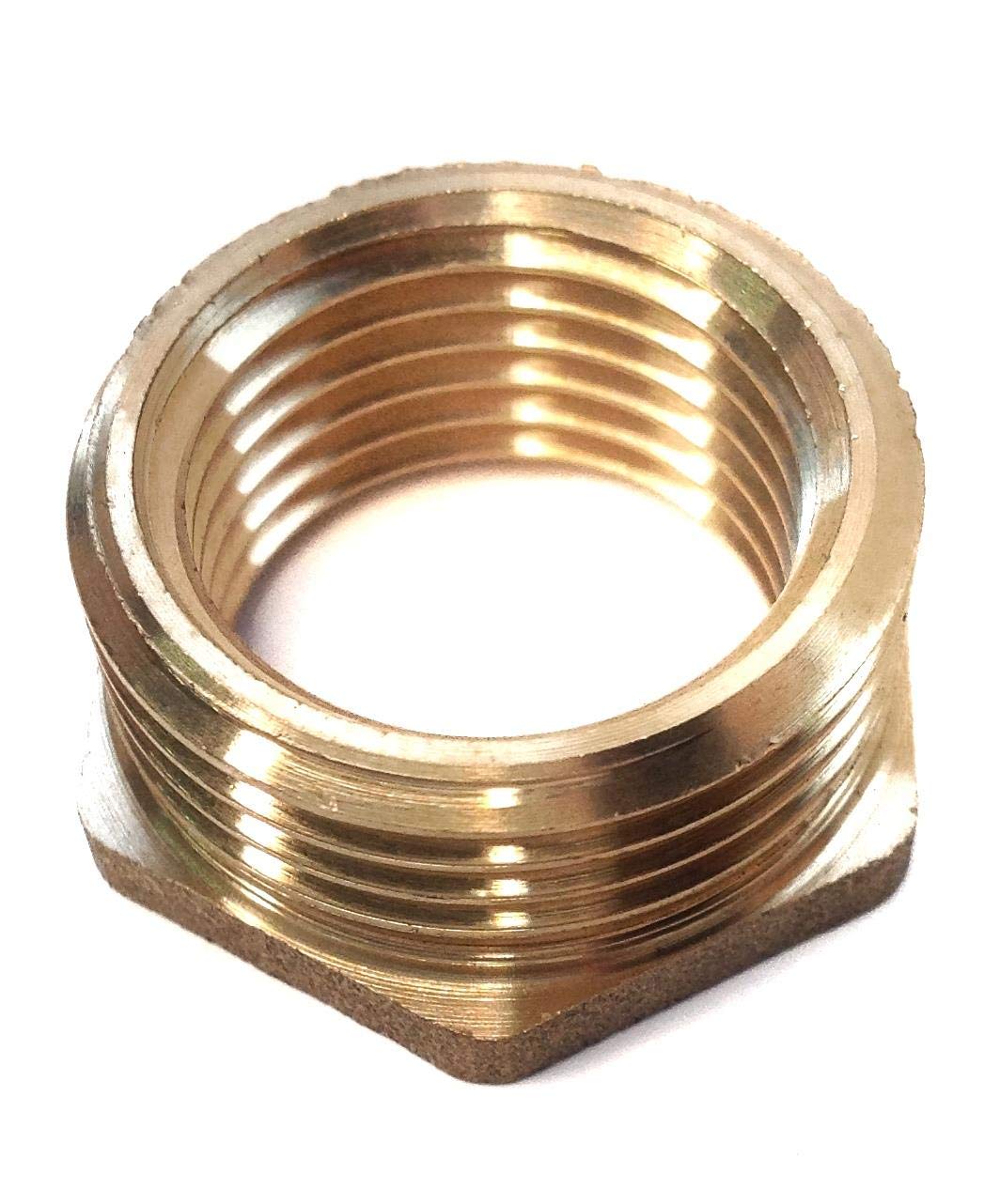 1 1/4" x 1" Brass Hexagon Threaded Bush, Thread Size - 1 1 /4 Inch x 1 Inch BSP - Image 3