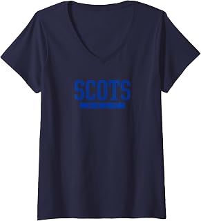 Womens Ben Lomond Scots Golf HS V-Neck T-Shirt