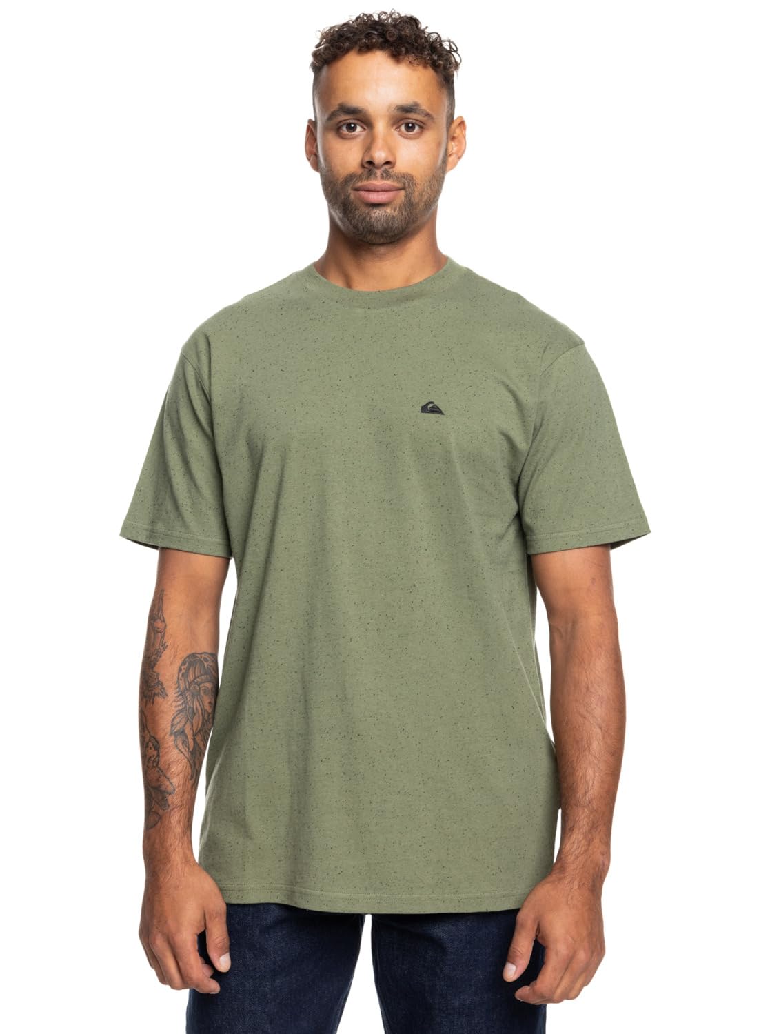 Quiksilver Short-Sleeved T-Shirt NEP Screen TEE SS Men Green S