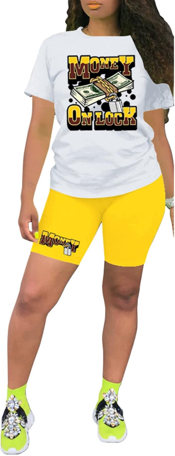 Nimsruc Two Piece Outfits For Women Summer Sweatsuits - Image 2