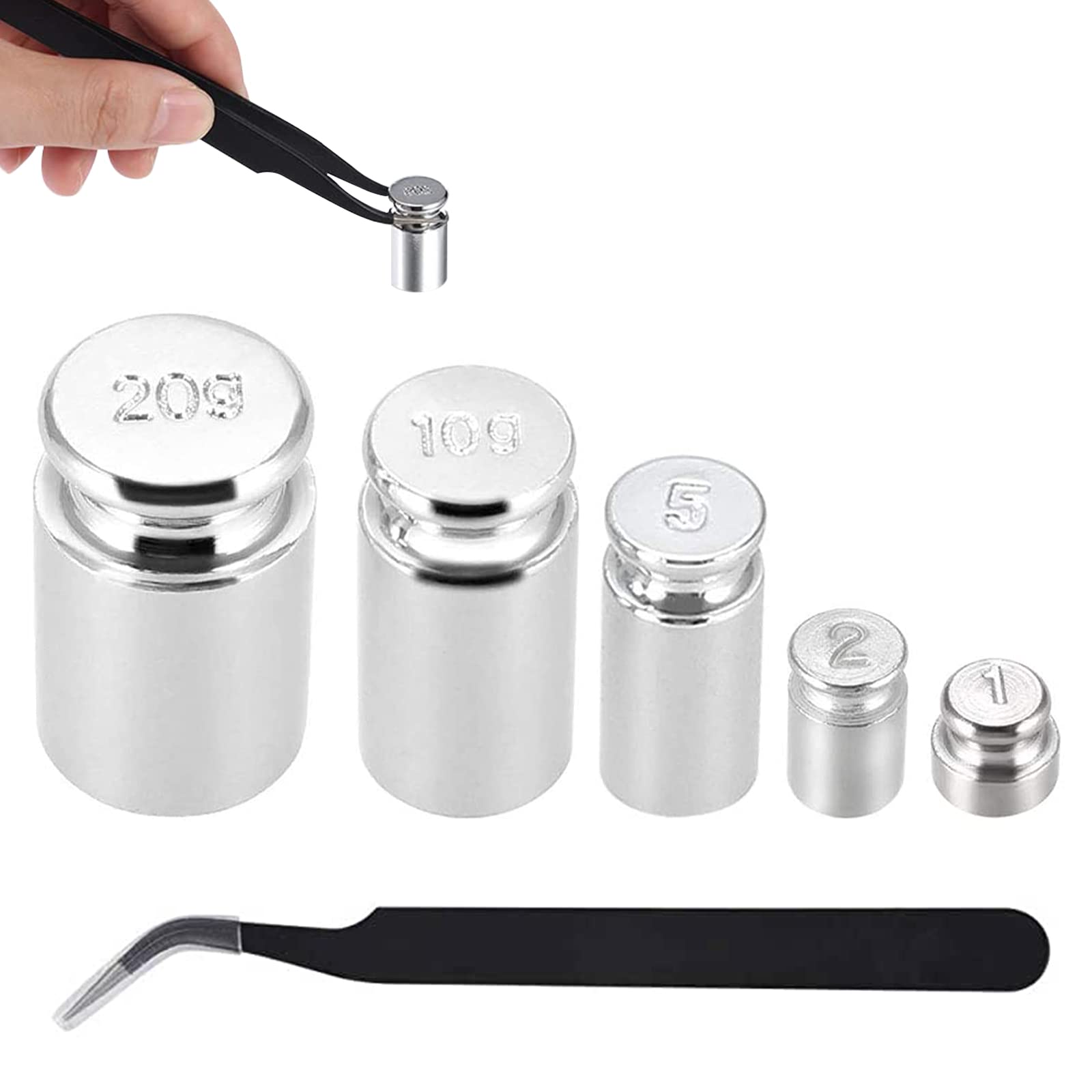 Set 17 Pesi Calibrazione In Acciaio - 10 Mg-100 G, Per Bilance Digitali, Laboratori E Gioielli - Foto 4