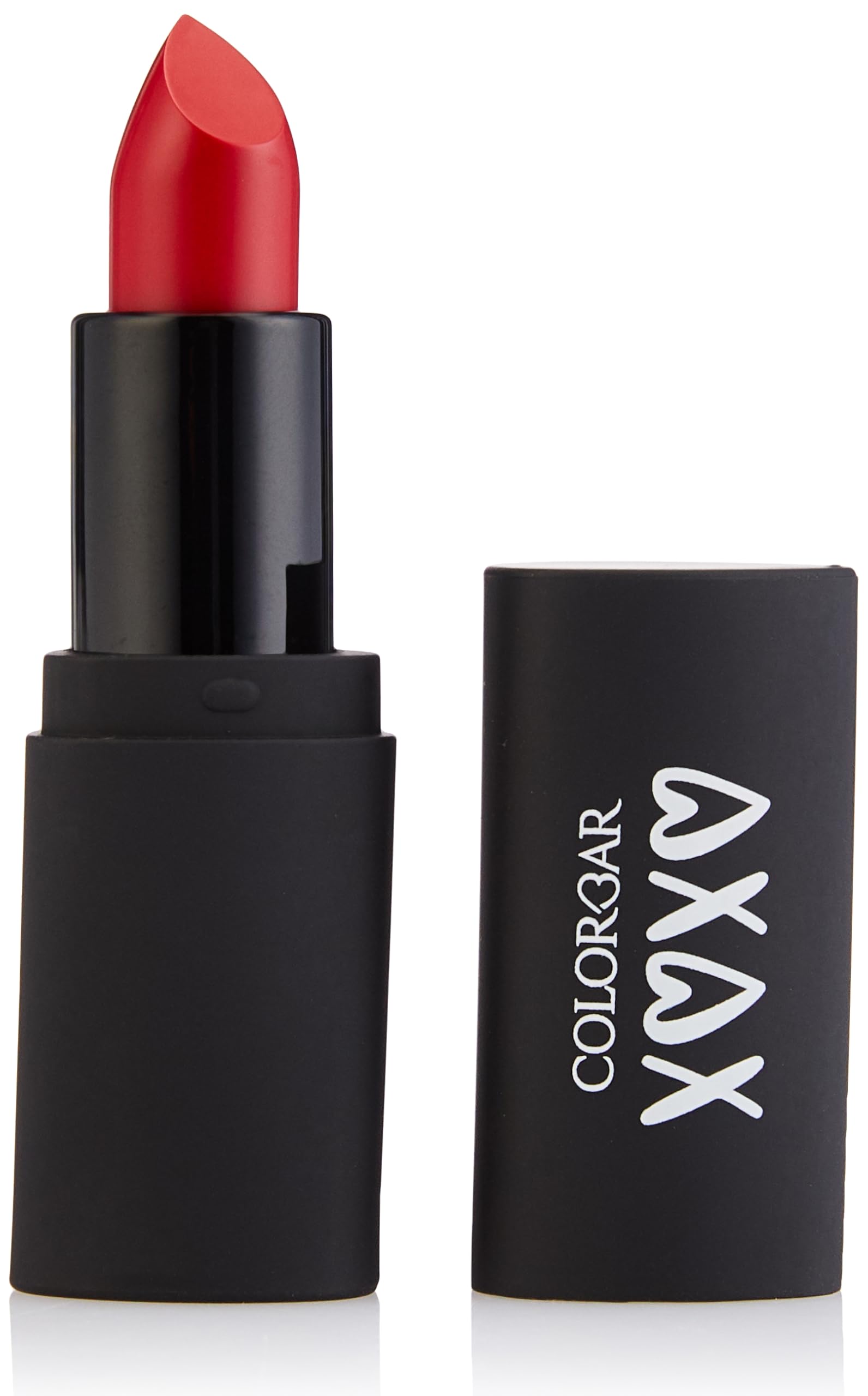 Colorbar XOXO Everlasting Matte Lipstick-Red Hood 019 | Infused with Jojoba Oil, Coco Butter and Vitamin E | Paraben Free | Full Coverage.-image-26