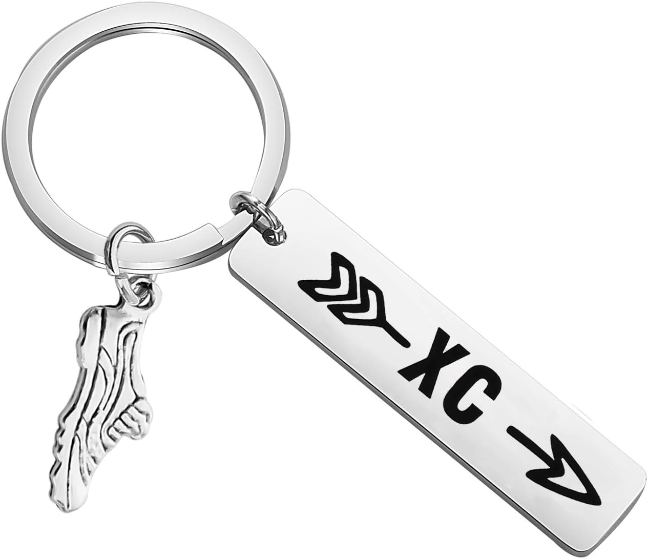 CHOORORunner Gift Cross Country Team Gift Marathon Runner Keychain