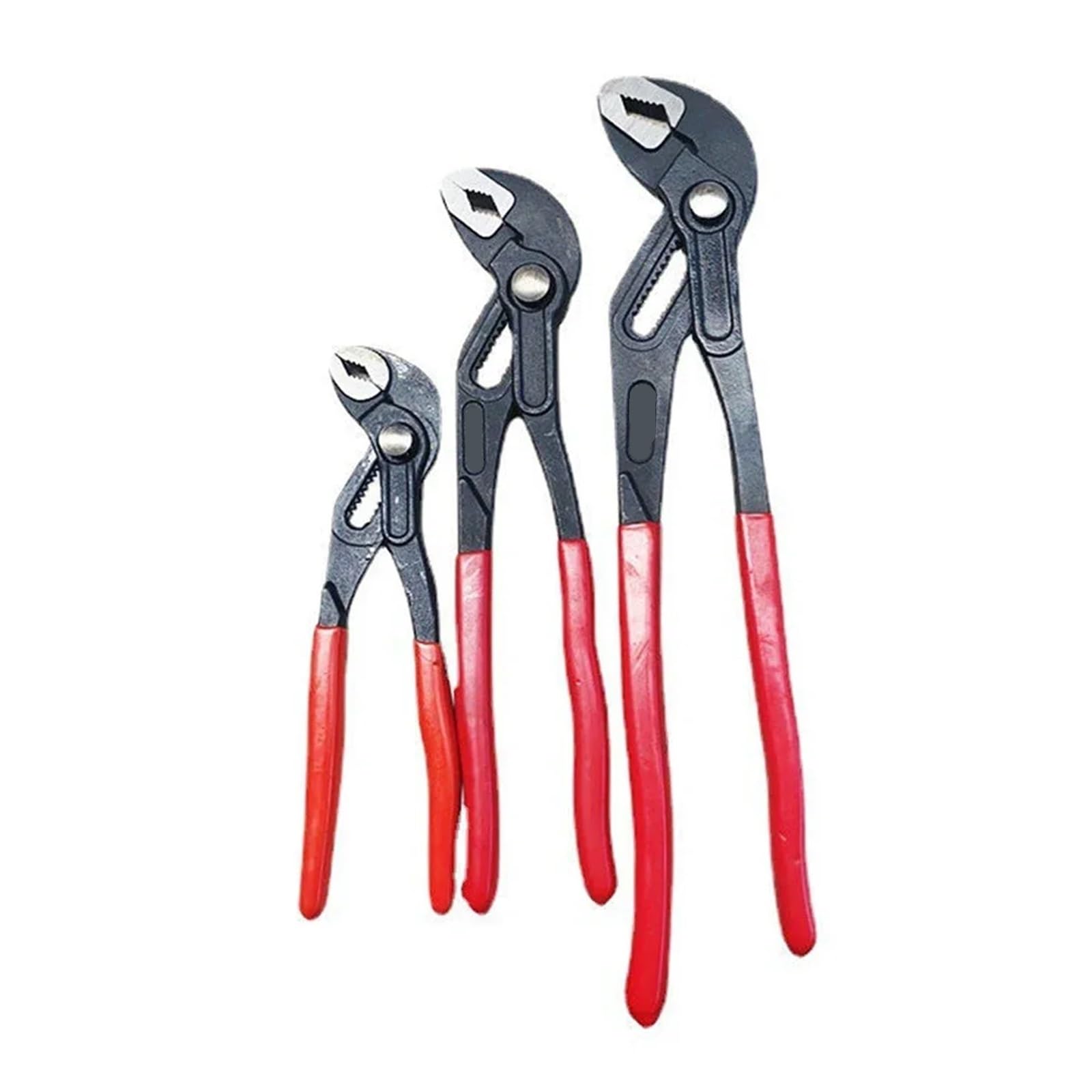 Alicates hidráulicos de crimpado, alicates universales de fontanería de 7, 10 y 12 pulgadas, ajuste rápido, bomba de agua, mordaza en V, machihembrado, para cobre y aluminio (7, 10 y 12 pulgadas)