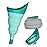 TRIPTIPS Pee Conch Foldable Female Urinal Device Portable Urinal for Women Pee Funnel for Women Travel, She Pee Cup for Women Stand to Pee Womens Urinal Funnel with Tube Case (A-Blue)