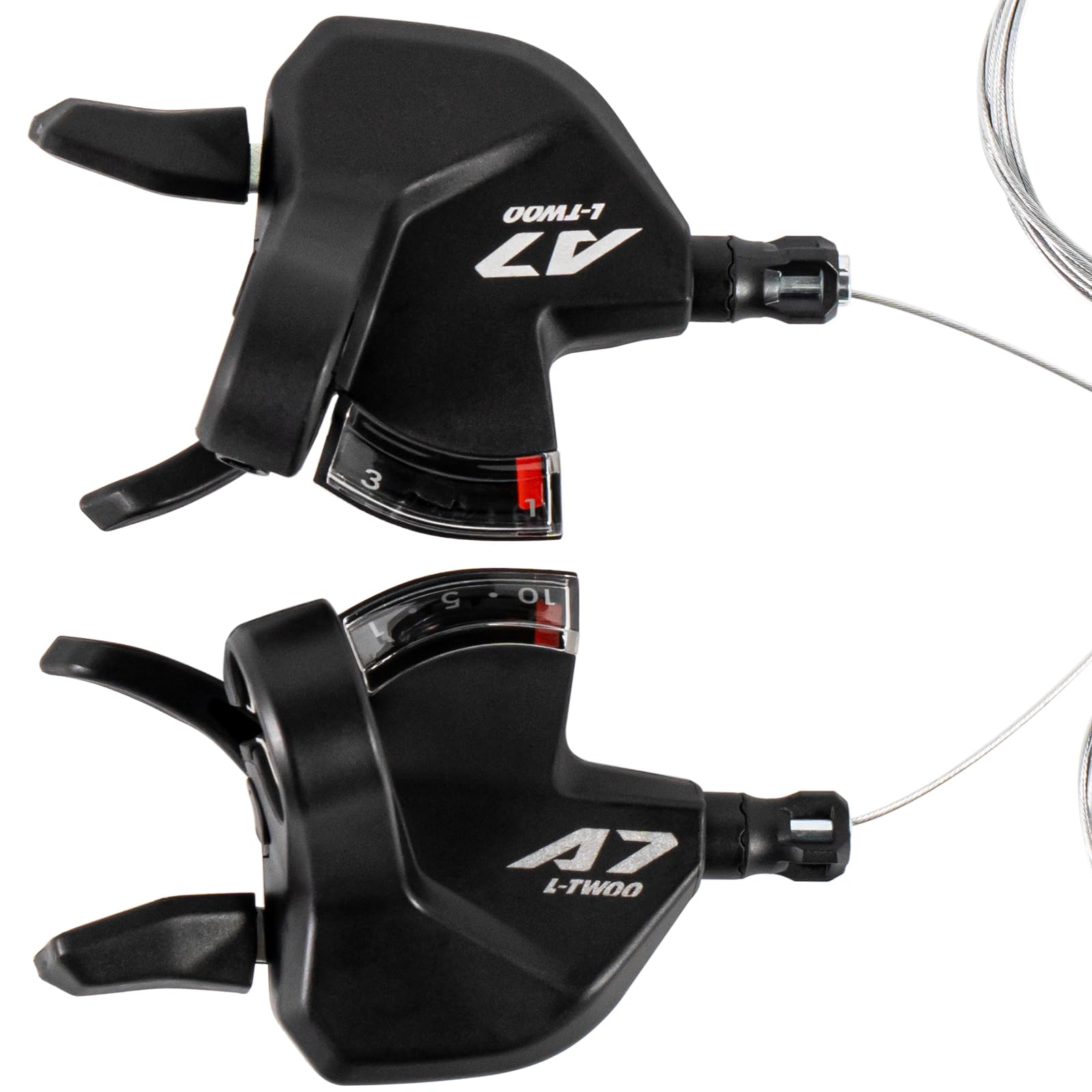 Chooee Palanca de cambio de bicicleta 3x10 velocidad para Shimano/Sram, palanca de cambio de bicicleta de montaña para MTB