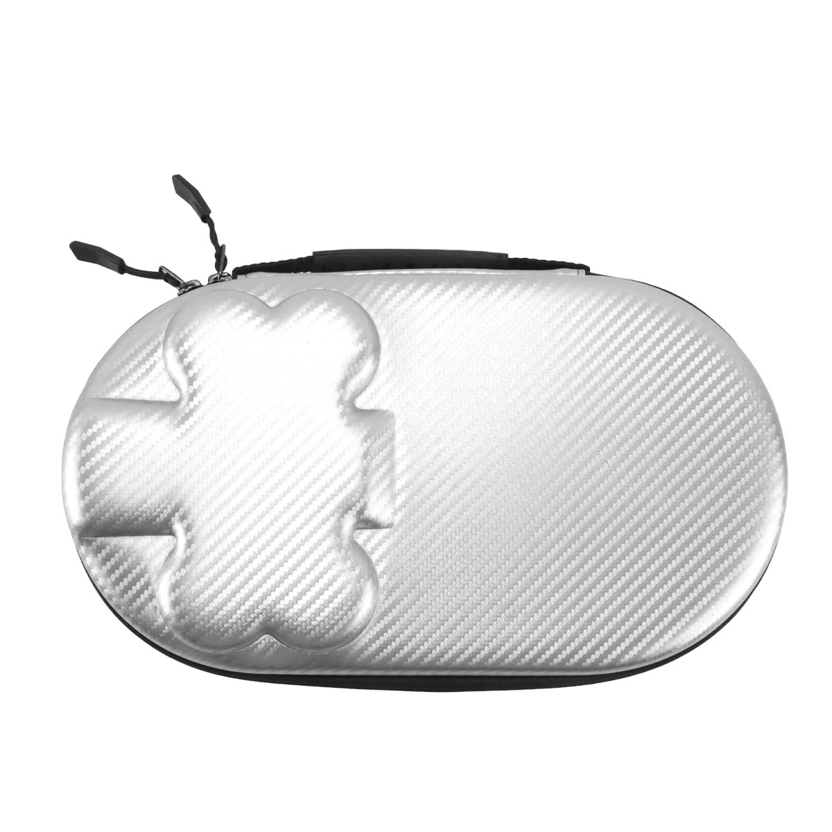 Ticha EVA Hard Shell Table Tennis Paddle Case for 2 Bats and 4 Balls, Waterproof Protective Storage Holder