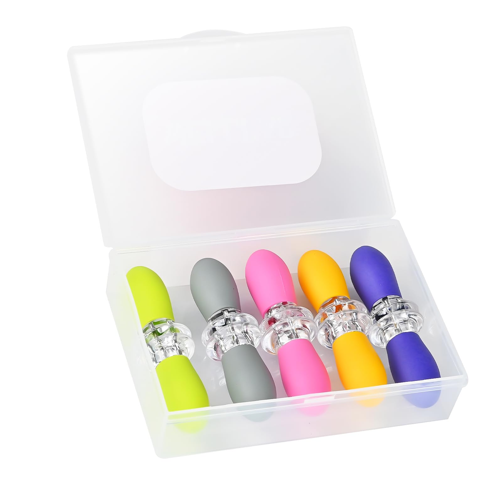 Corn on the Cob Holders Set with Interlocking Design & Storage Case, Silicone Handles + Stainless Steel Pins | Corn Cob Holders for BBQ, Picnics, Dishwasher Safe & Non-Slip Corn Skewers & Sticks.