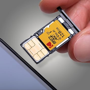 Smartree Kodak Mikro SD kart, 128 GB, UHS-I U3 V30 A1 microSDHC/XC – Mikro SD hafıza kartı – 95 MB/s'ye kadar okuma hızı – yazma hızı maks. 85 MB/s – ek bellek multimedya cihazları