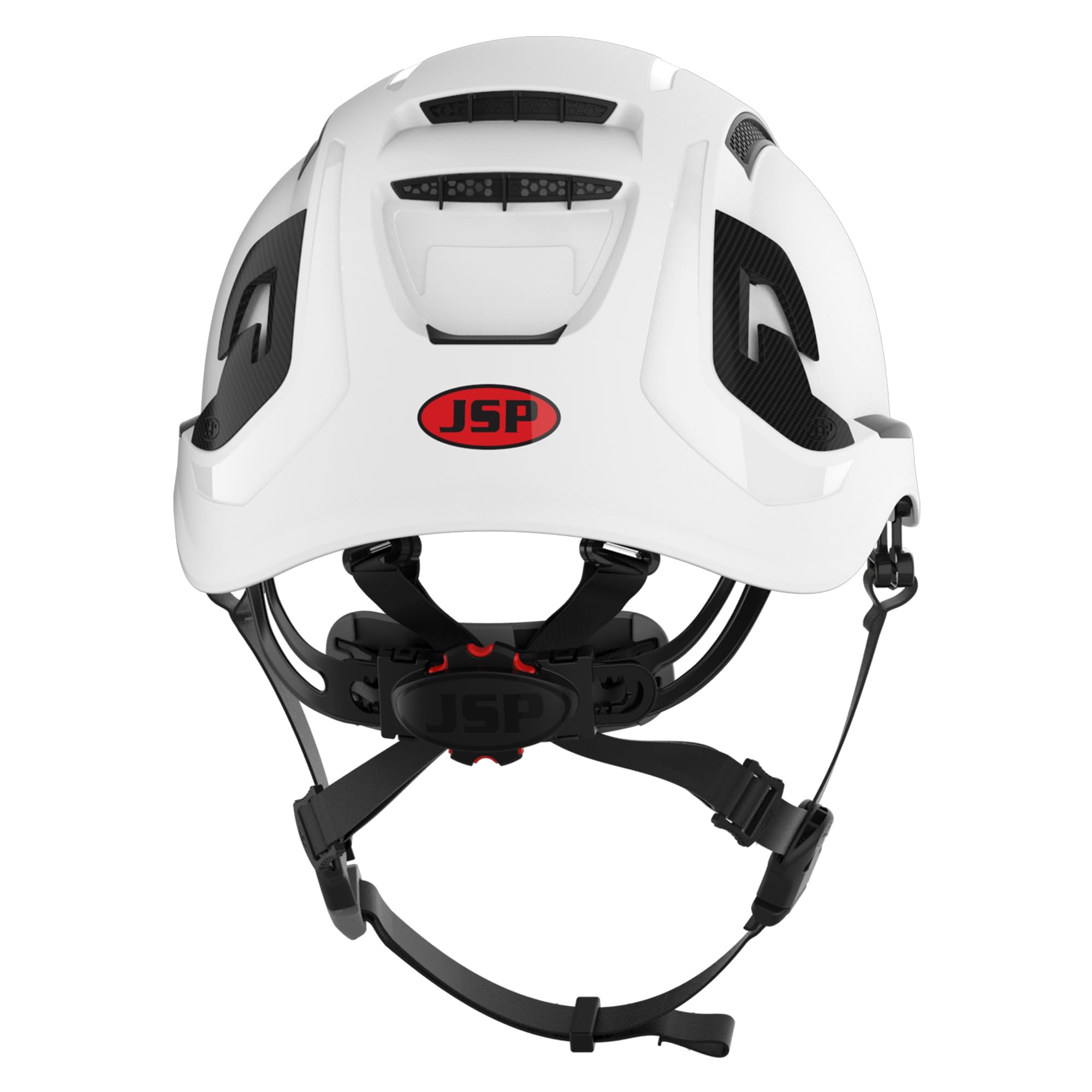 JSP EVO ALTA BASEWORKER Industrial Safety Helmet Hard Hat, Wheel Ratchet, Vented, White - Image 4