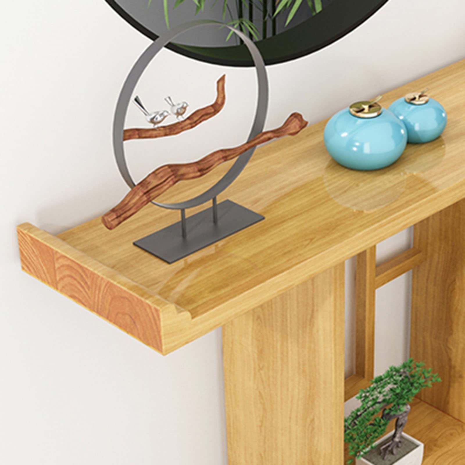 中国風テーブル Amazon｜中華風 コンソールテーブル、 無垢材 玄関キャビネット ヴィラ