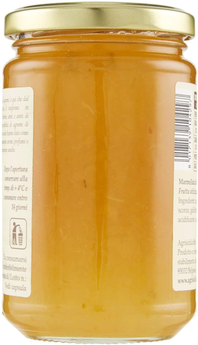 Italian Gourmet Bergamotte-Marmelade 6x 360g Polpa Gratis – Italienische Zitrusmarmelade, Fruchtaufstrich 2,16kg