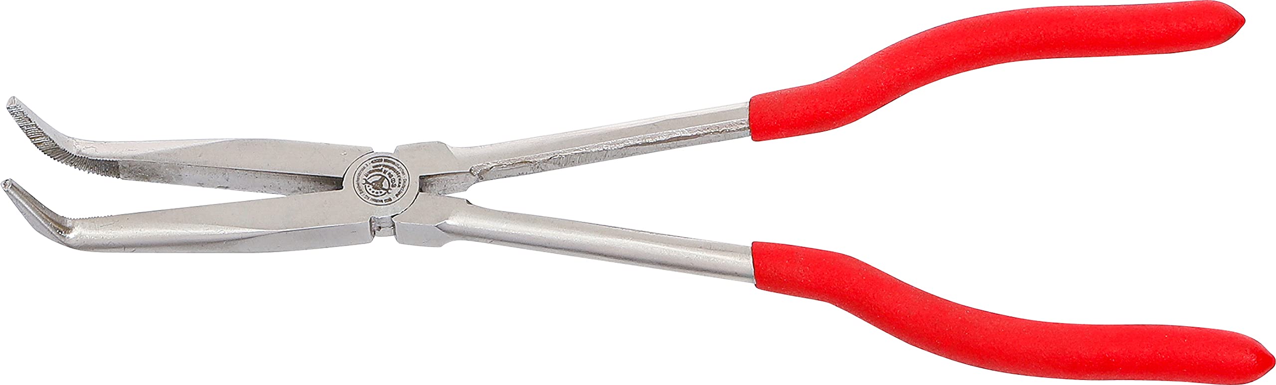 BGS Diy 412 | Bent Nose Pliers | extra long | bent 90° | 280 mm