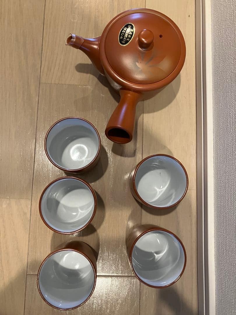 Amazon.co.jp: 常滑焼 福仙 急須 湯呑 セット 茶器 : ホーム＆キッチン