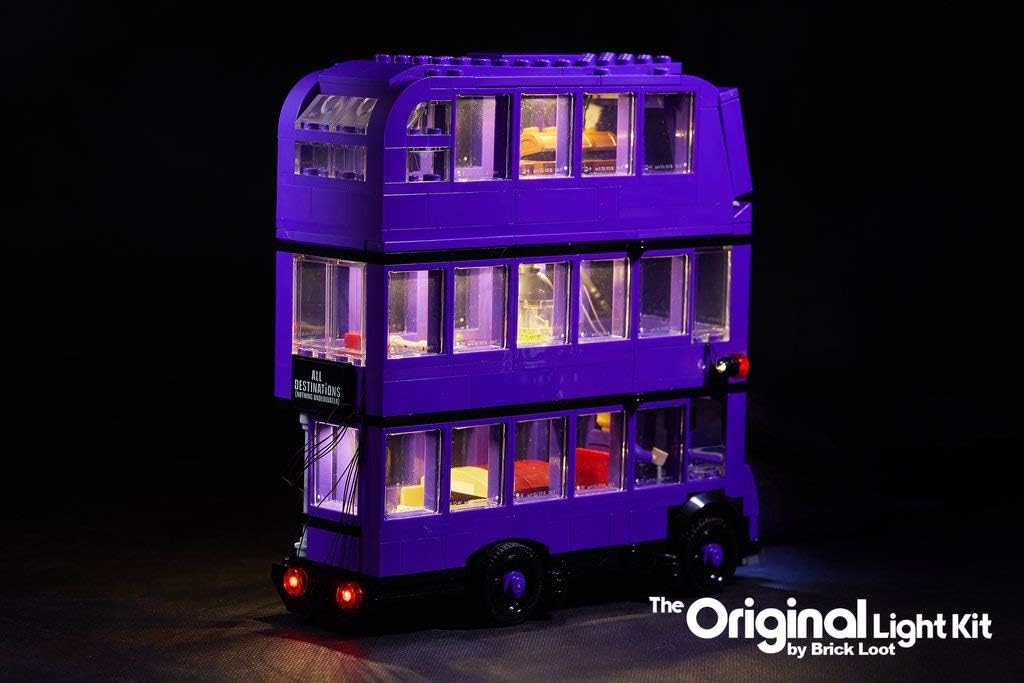Brick Loot Deluxe LED Lighting Kit for Your Lego Harry Potter The Knight Bus 75957 - Lego Set NOT Included …