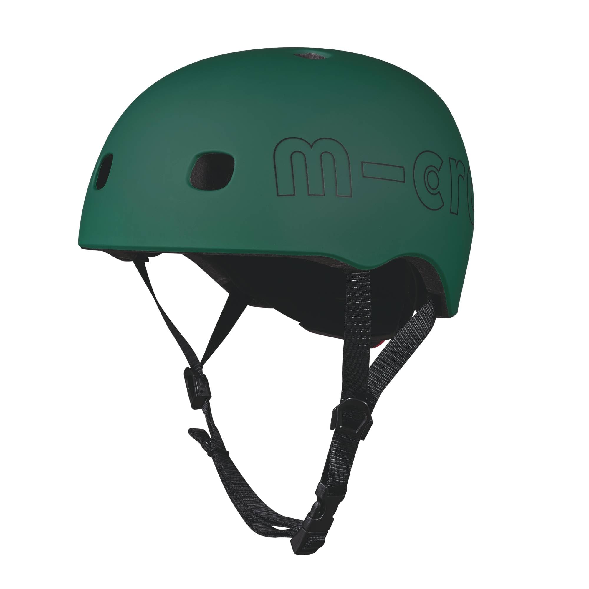 Micro Mobility Casco para niños en Color Verde Forest en Talla M para una Circunferencia de Cabeza de 52 – 56 cm, AC2127BX