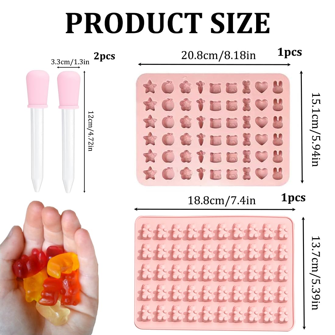 Moldes De Silicona Caramelos Moldes De Silicona Corazã... | Cuotas Sin