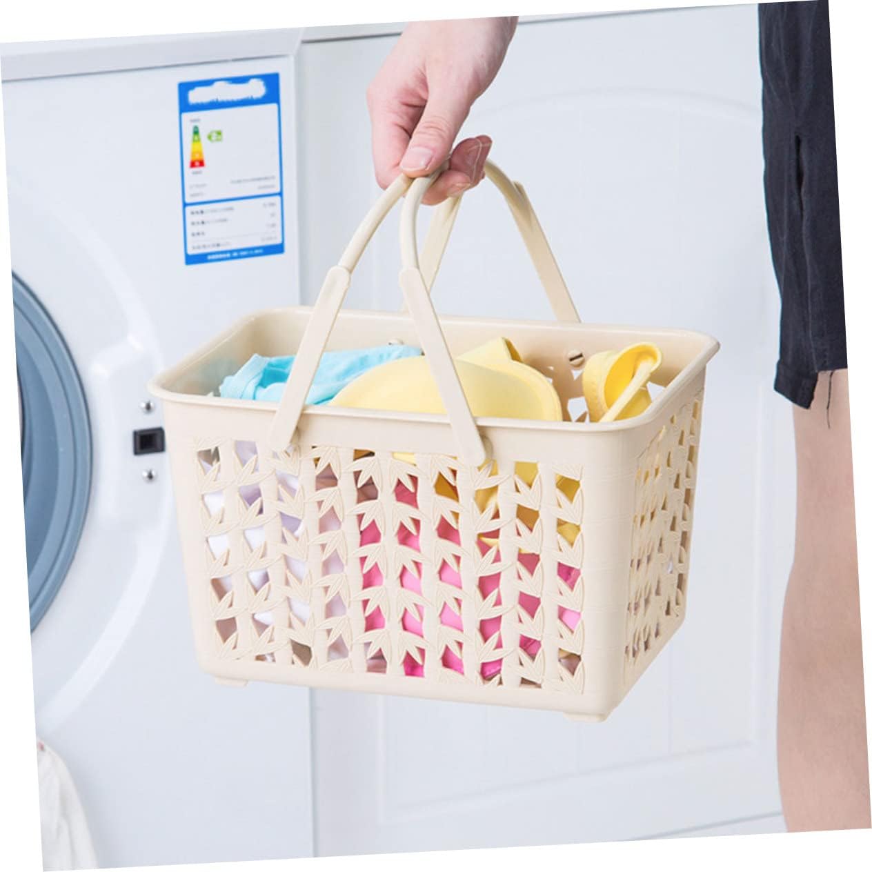 PRETYZOOM 3pcs Creative Sundries Storage Basket Thickened Desktop Organizer for Home Living Room and Bedroom Random Patterns for Object Storage