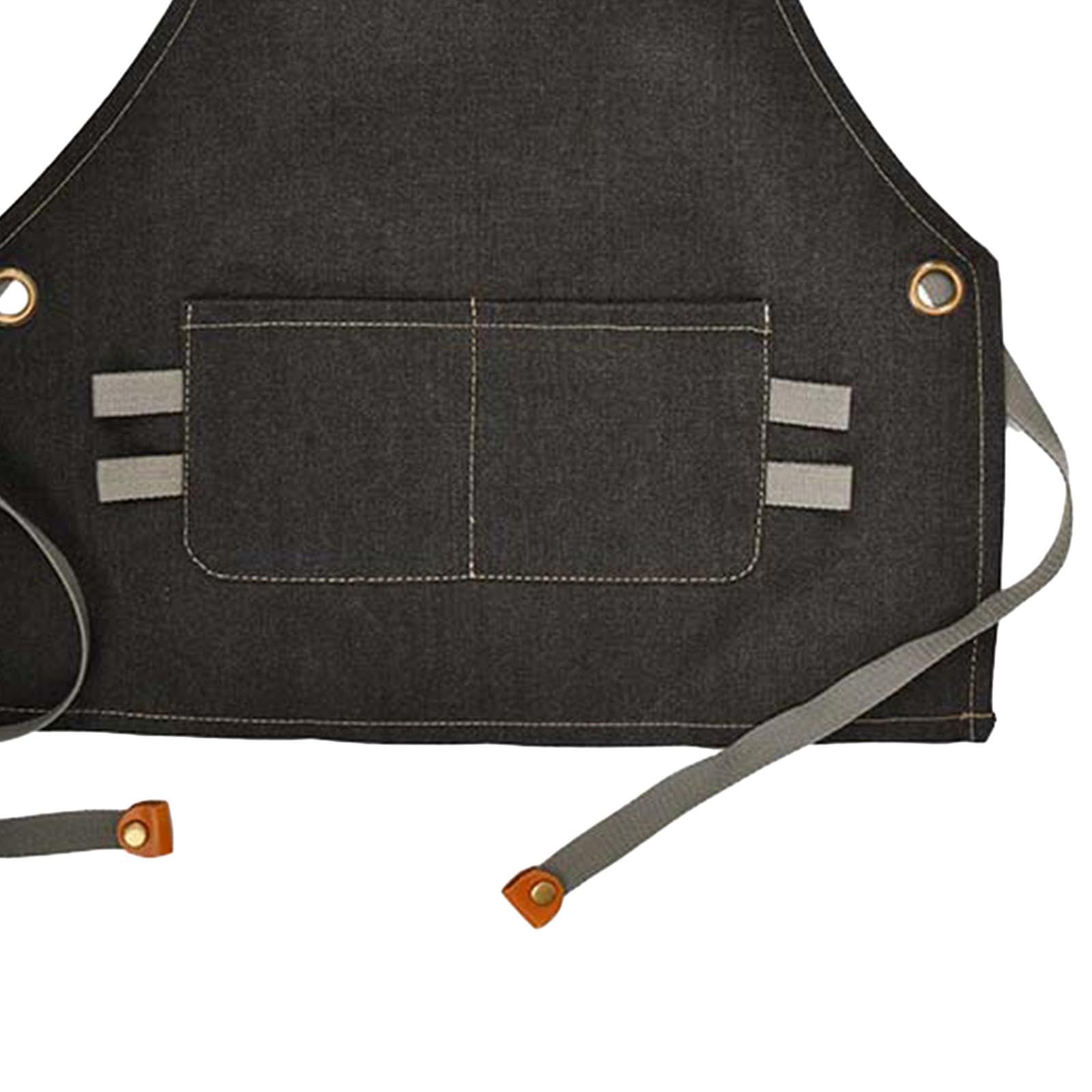 rockible Tablier pour Enfants Tablier de Chef pour Enfants Peinture Jouets Tablier de Cuisine Étanche à l'huile, Tablier de Peinture, Noir, S