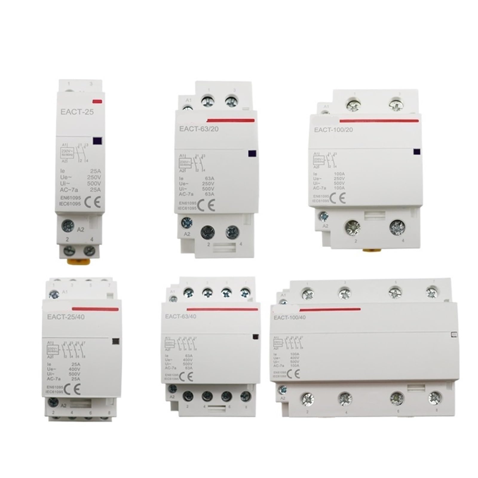 Contacteur de puissance 2P 20A pour sécuriser vos circuits électriques AC 220V