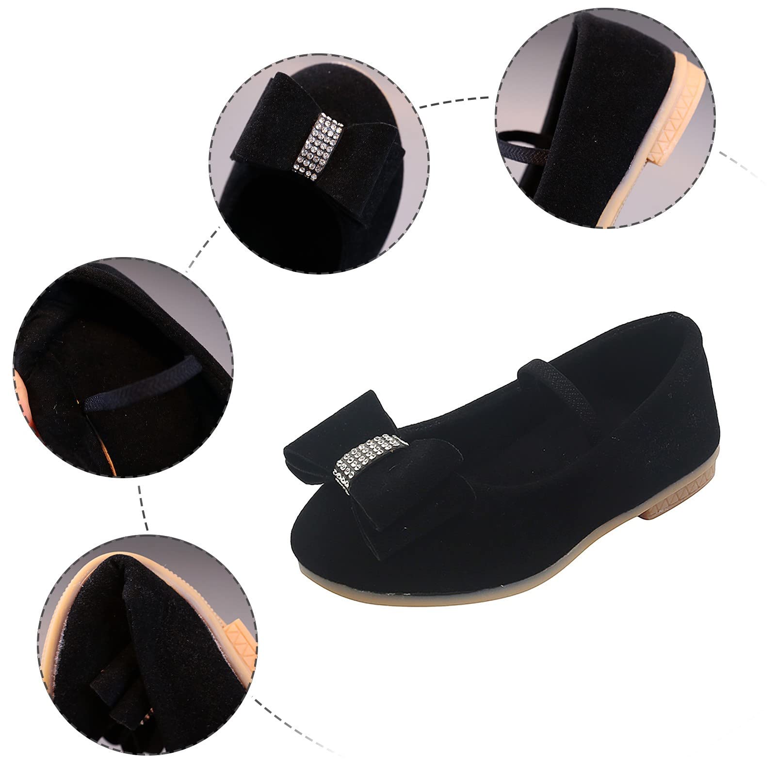 RXZCHH Generisch Dziewczę buty księżniczki Maluch Baby Bowknot ły Buty