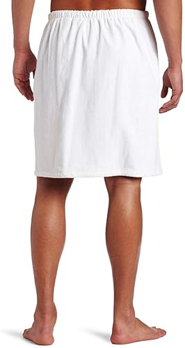 Miniatura 2 de robesale Toalla de algodón de rizo para hombres, tamaño XXL, color blanco