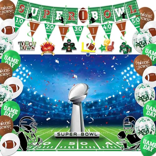 MQZQP Super Party Bowl Party Decorations Game Day...