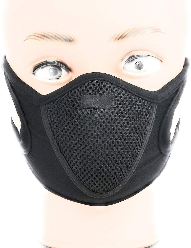 Mra Fashion Anti Pollution Mask | Military grade | Advanced inbuilt 3 layer filter | Premium Quality (Black pack of 1)