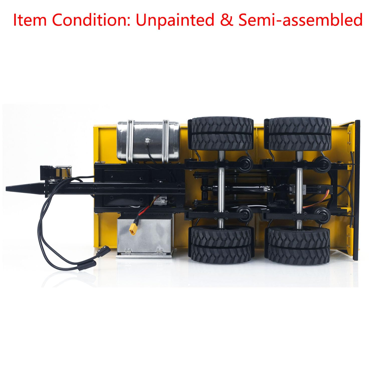TOUCAN RC HOBBY Cut Modell 1/14 Metall 2 Achsen Hydraulische Kipper Anhänger KIT für LR914 Funk gesteuerte Bagger BAU Fahrzeug RC Digger Adult Advanced Model