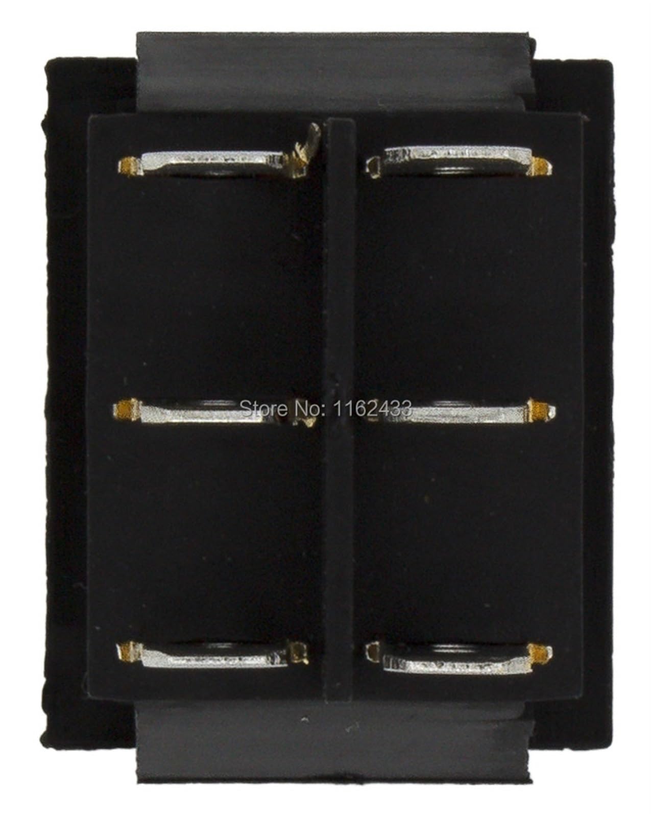 Przełącznik kołyskowy do łodzi, 50 sztuk/zestaw, perforowany, 26 x 22 mm, 6-pinowy, on-on, z oświetleniem 220 V, KCD7-202N (zielony)
