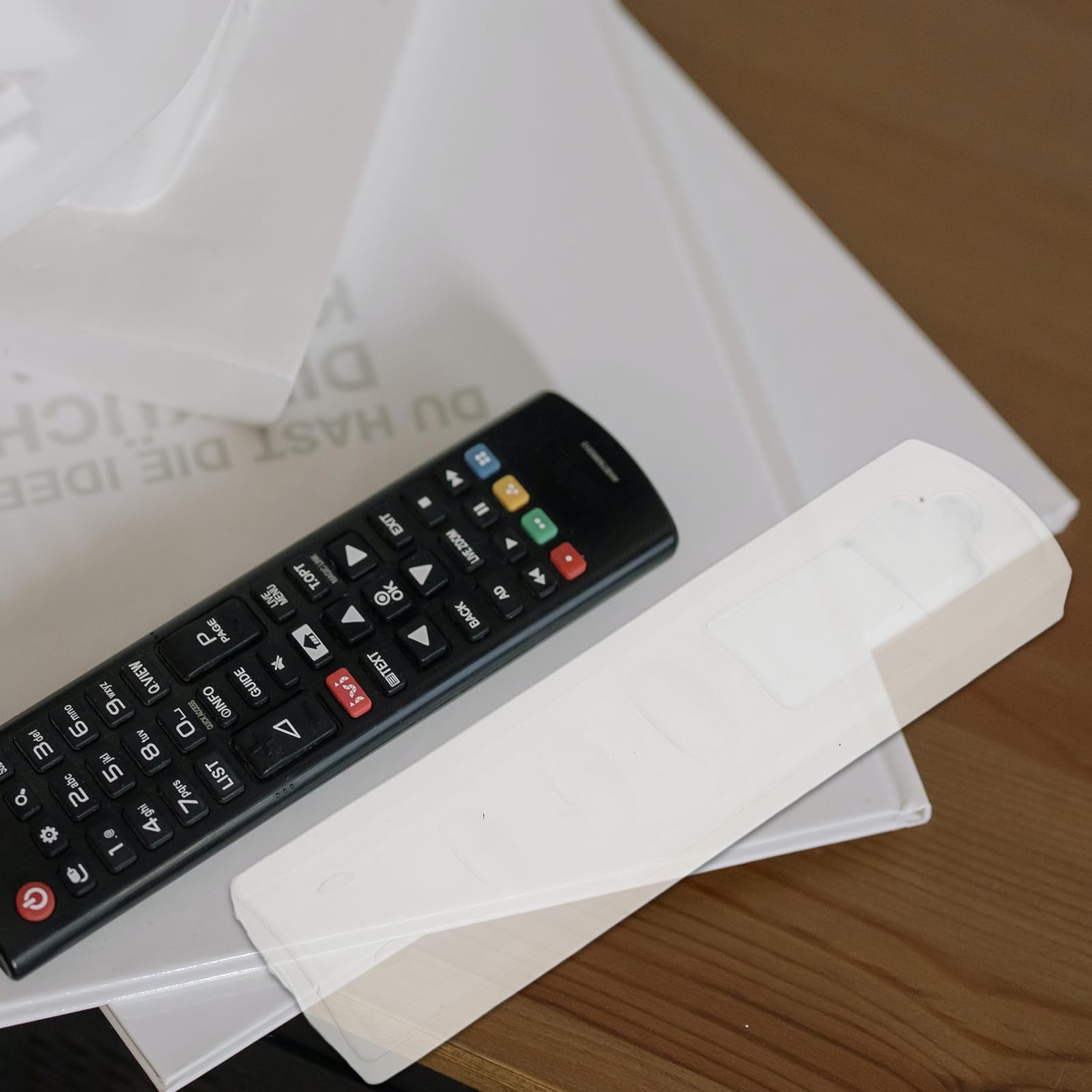 HOMSFOU Silicone Remote Control Cover for Tv Remote 7.87 Inch Waterproof Protective Sleeve Lightweight Dustproof Case Compatible with Hisense Tv