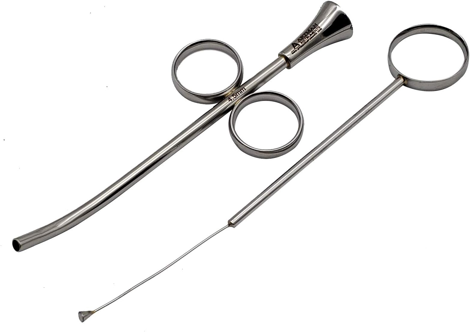 Artman Stainless Steel 5mm, 6mm) Bone Graft Syringe with Sinus Lift Premium Quality Dental Implant Instruments (4.5mm Implant Syringe)