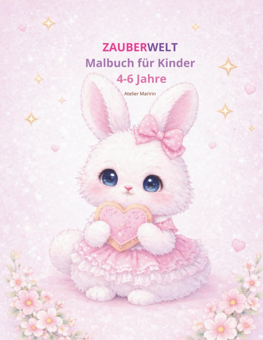 ZAUBERWELT: Malbuch für Kinder von 4–6 Jahren – Süße Tiere zum Ausmalen