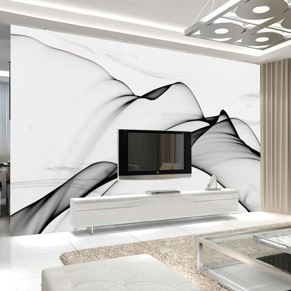 近代的な簡約の壁画スタイルの応接間装飾抽象寝室の部屋の壁面のベッド掛け北欧の壁画 Amazon | RTYUIHN 3D壁紙壁画新しい中国風の抽象的な風景ソファ