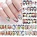 Produktbild Santa Manicure Sticker Nail Art Wasser Sticker Weihnachten Schneeflocke Weihnachten (12 Fotos)