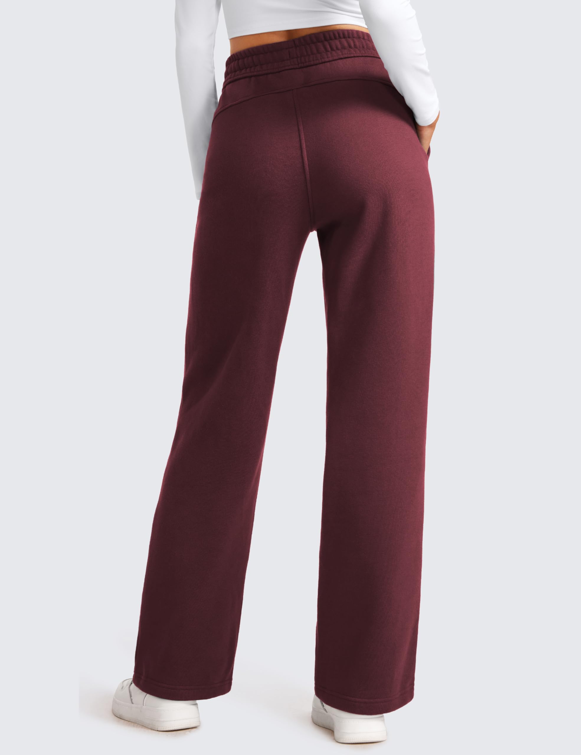 CRZ YOGA Pantalón Forrado Polar 71/76/81cm | Pierna Recta, Peso Medio, Casual, Suave, Transpirable, Cálido, Algodón, Bolsillos, para Mujeres
