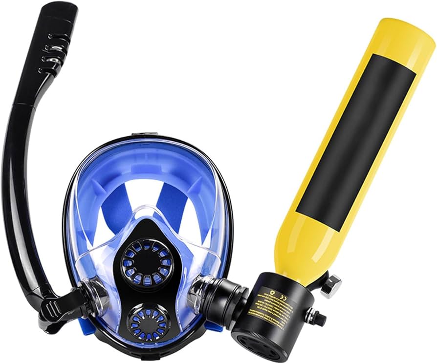Amazon.co.jp: Aniwini エアタンク付きシュノーケルマスク、フル