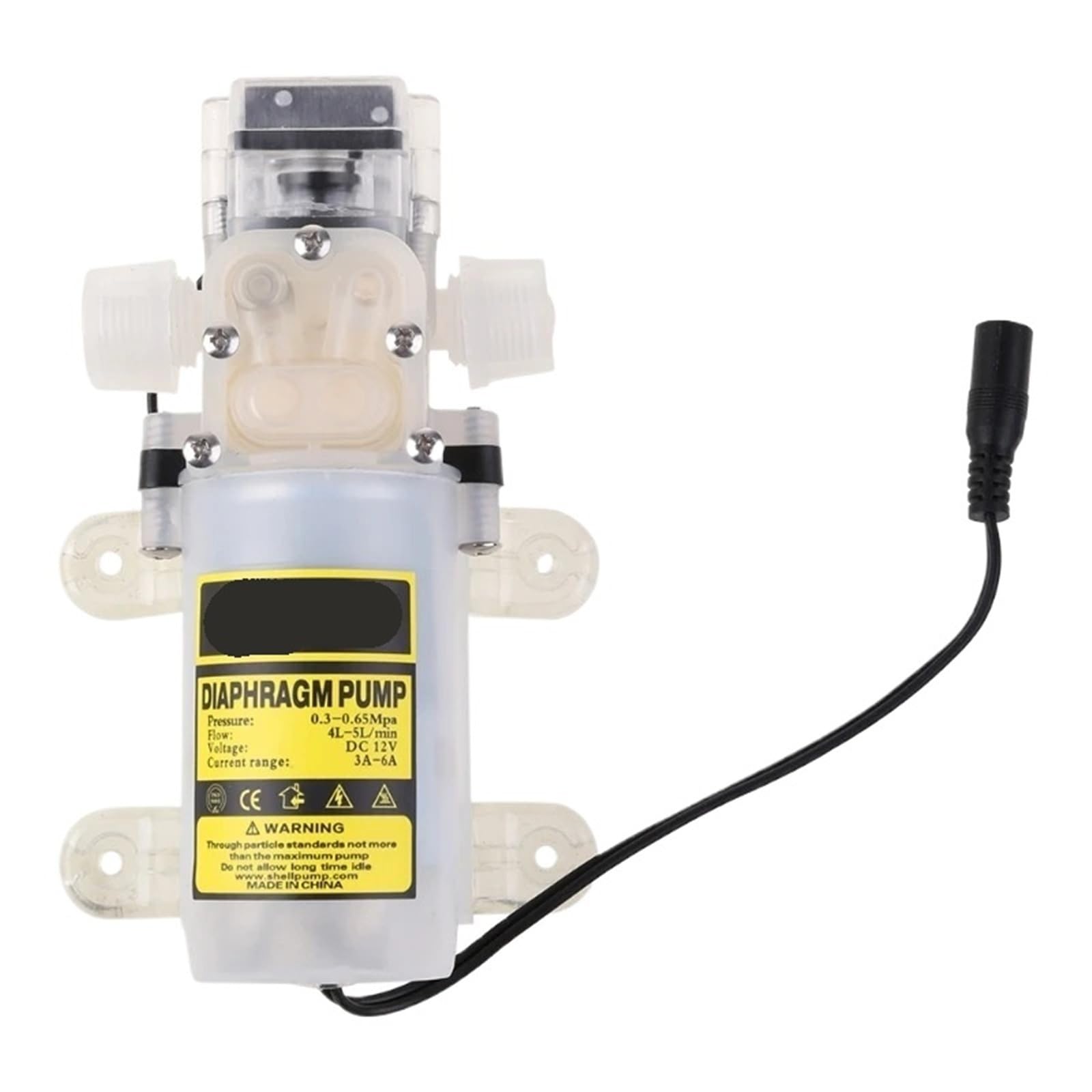 Pompe à eau à membrane DC 12V 70W pompe de surpression auto-amorçante vin lait 300 l/h R06