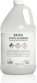 Ethyl Alcohol 99.5% Denatured Alcohol 40-B 200 Proof by Natural Cosmetic Labs | Made in The USA | Gallon - Pack of 1
