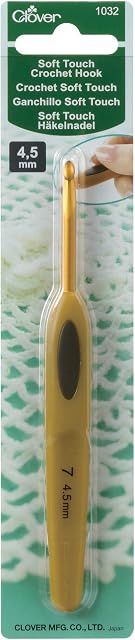 Clover Soft Touch Deluxe Crochet Hook - 4.50mm