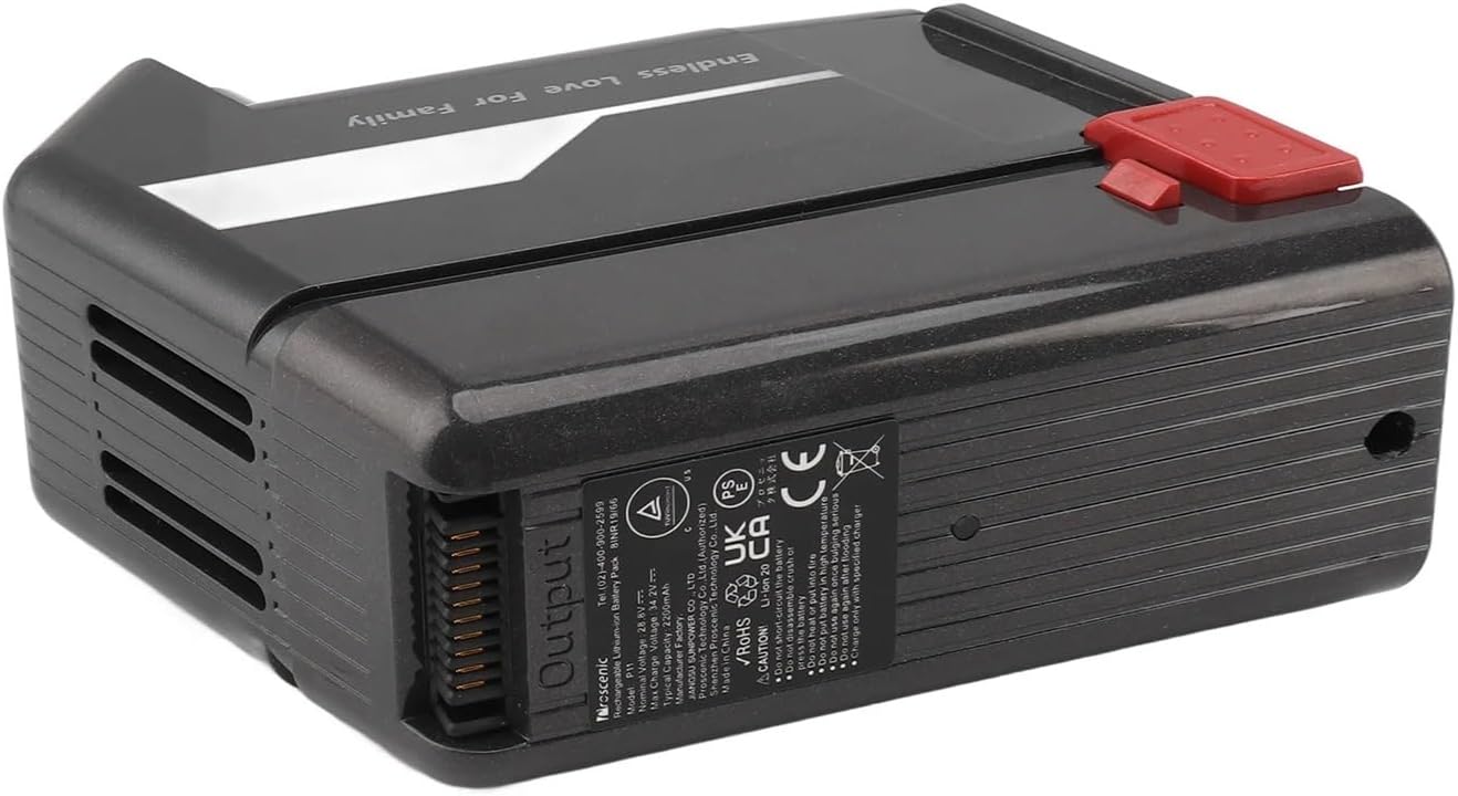Vacuum Cleaner Spare Battery 2200mah Easy to Install Vacuum Cleaner Replacement Battery，Compatible for Proscenic P11
