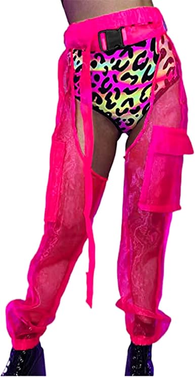 LULU99 Women Sexy Long Chaps Elastic 