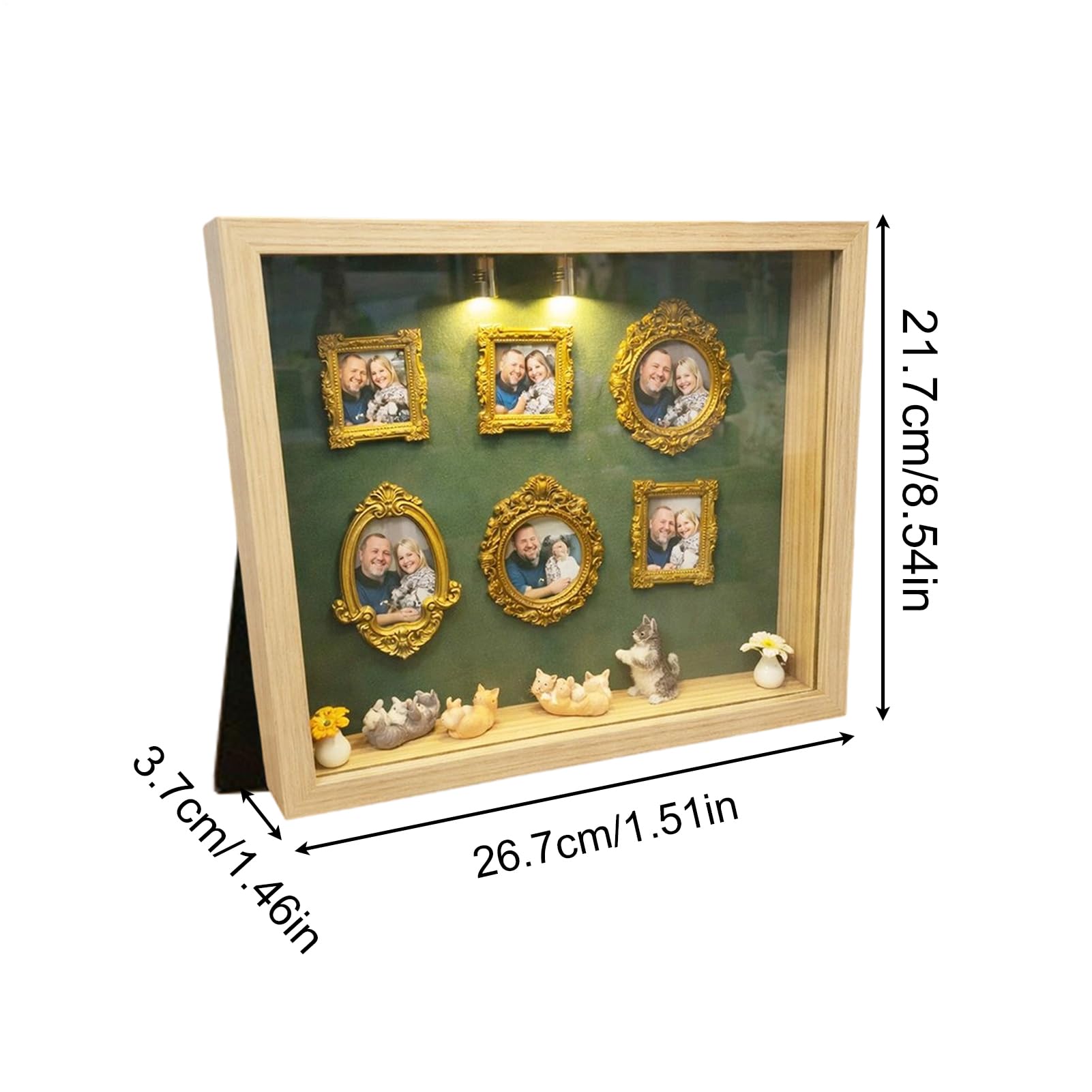 Générique Silhouette Box DIY Dekoracja stołu